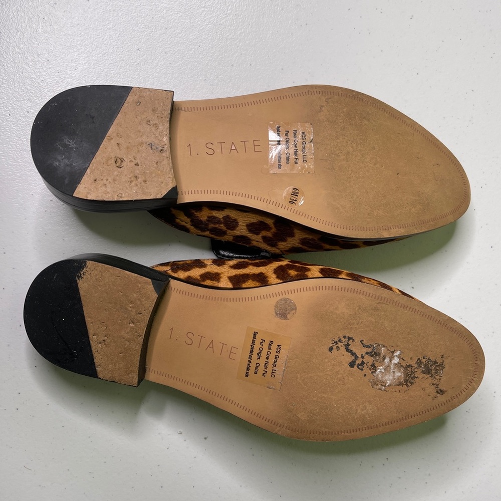 1. State Leopard Print Slip On Mule Size 6 - image 3